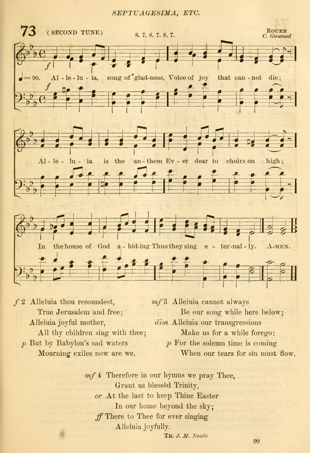 The Church Hymnal: revised and enlarged in accordance with the action of the General Convention of the Protestant Episcopal Church in the United States of America in the year of our Lord 1892... page 156