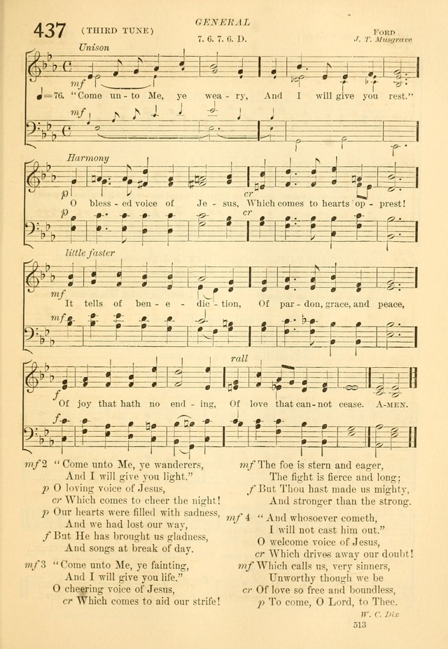 The Church Hymnal: revised and enlarged in accordance with the action of the General Convention of the Protestant Episcopal Church in the United States of America in the year of our Lord 1892... page 570