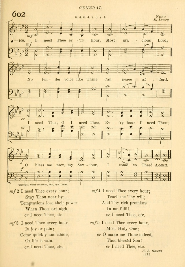 The Church Hymnal: revised and enlarged in accordance with the action of the General Convention of the Protestant Episcopal Church in the United States of America in the year of our Lord 1892... page 768