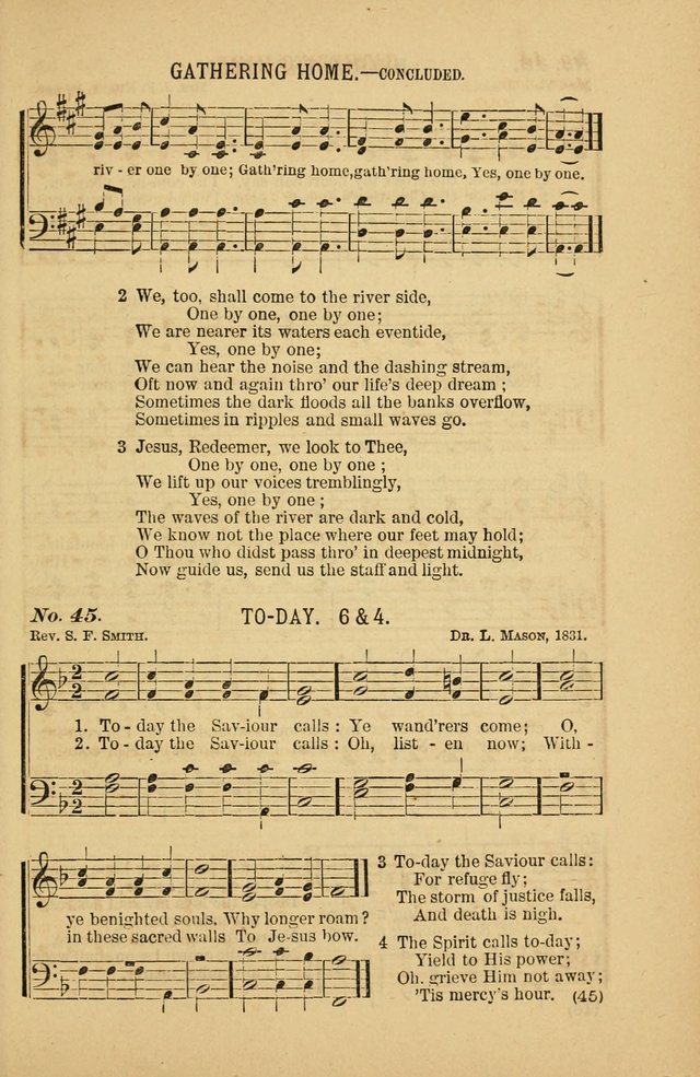 Coronation Hymns and Songs: for praise and prayer meetings, home and social singing page 45