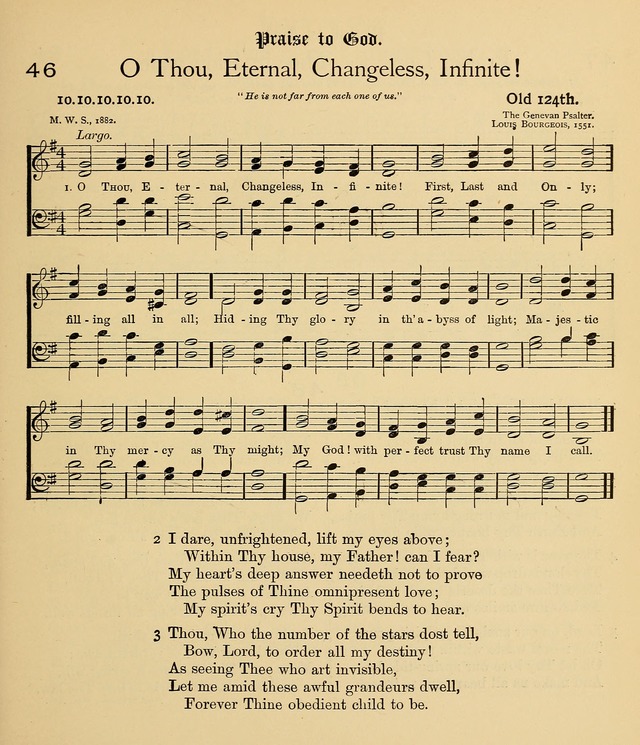 College Hymnal: a selection of Christian praise-songs for the uses of worship in universities, colleges and advanced schools. page 42