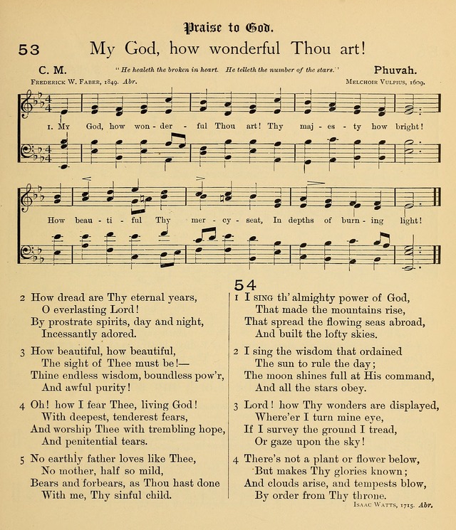 College Hymnal: a selection of Christian praise-songs for the uses of worship in universities, colleges and advanced schools. page 46