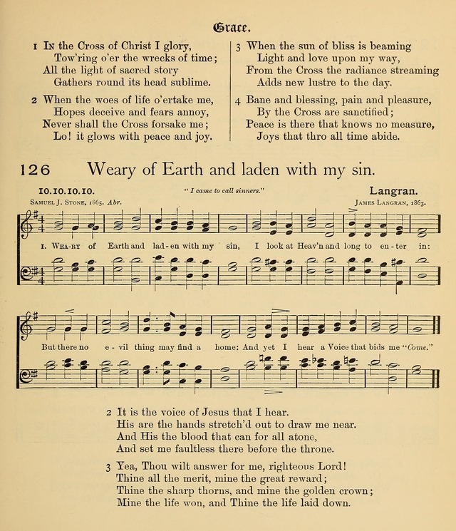 College Hymnal: a selection of Christian praise-songs for the uses of worship in universities, colleges and advanced schools. page 98