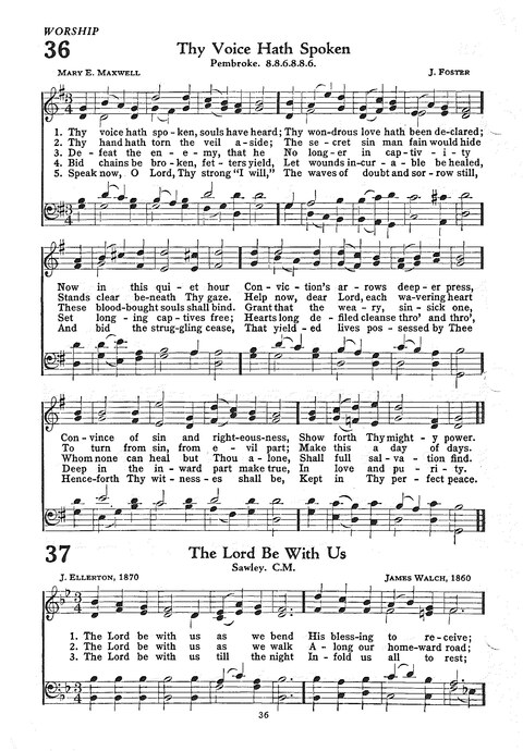 The Church Hymnal: the official hymnal of the Seventh-Day Adventist Church page 28