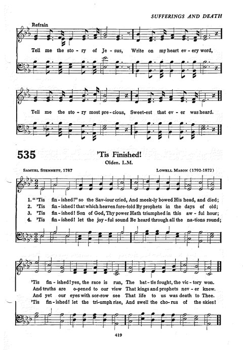 The Church Hymnal: the official hymnal of the Seventh-Day Adventist Church page 411