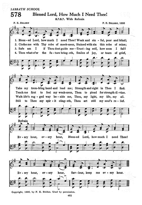The Church Hymnal: the official hymnal of the Seventh-Day Adventist Church page 454