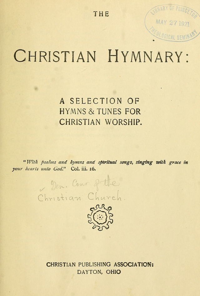 The Christian hymnary: a selection of hymns & tunes for Christian worship page 8
