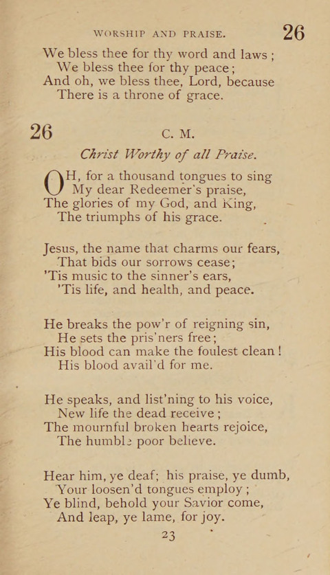 A Collection of Hymns and Sacred Songs: suited to both private and public devotions, and especially adapted to the wants and uses of the brethren of the Old German Baptist Church page 17