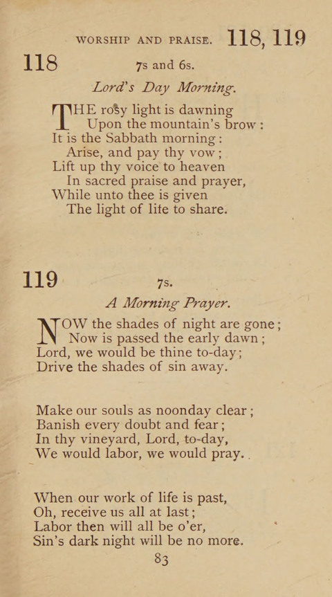 A Collection of Hymns and Sacred Songs: suited to both private and public devotions, and especially adapted to the wants and uses of the brethren of the Old German Baptist Church page 77