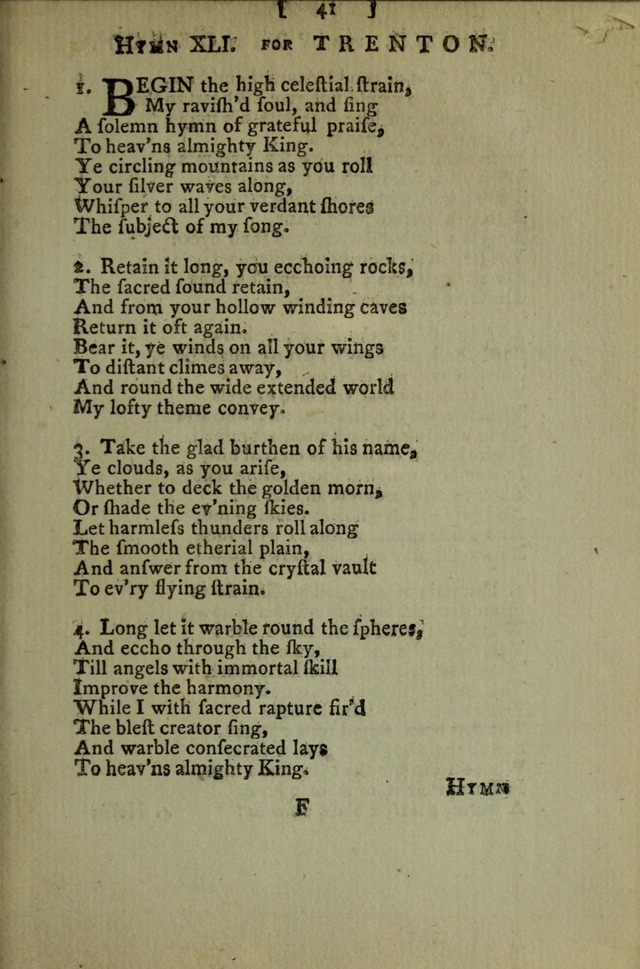 A Collection of Hymn Tunes from the most modern and approved authors page 77