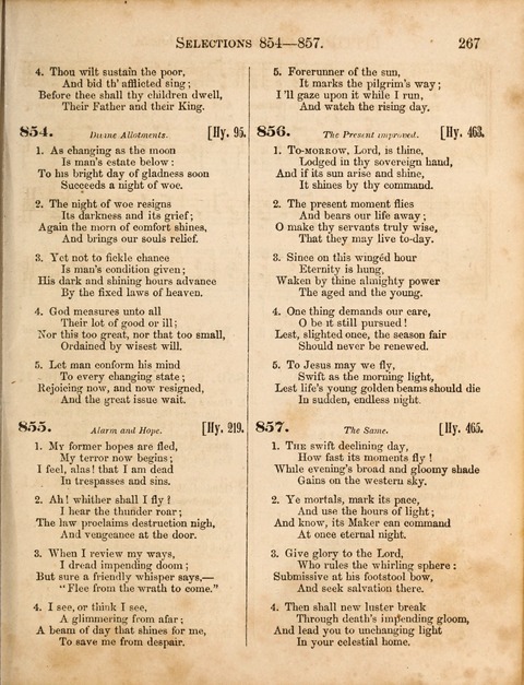 Congregational Hymn and Tune Book; containing the Psalms and Hymns of the General Association of Connecticut, adapted to Suitable Tunes page 267
