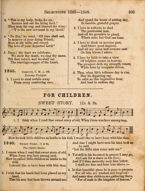 Congregational Hymn and Tune Book; containing the Psalms and Hymns of the General Association of Connecticut, adapted to Suitable Tunes page 409