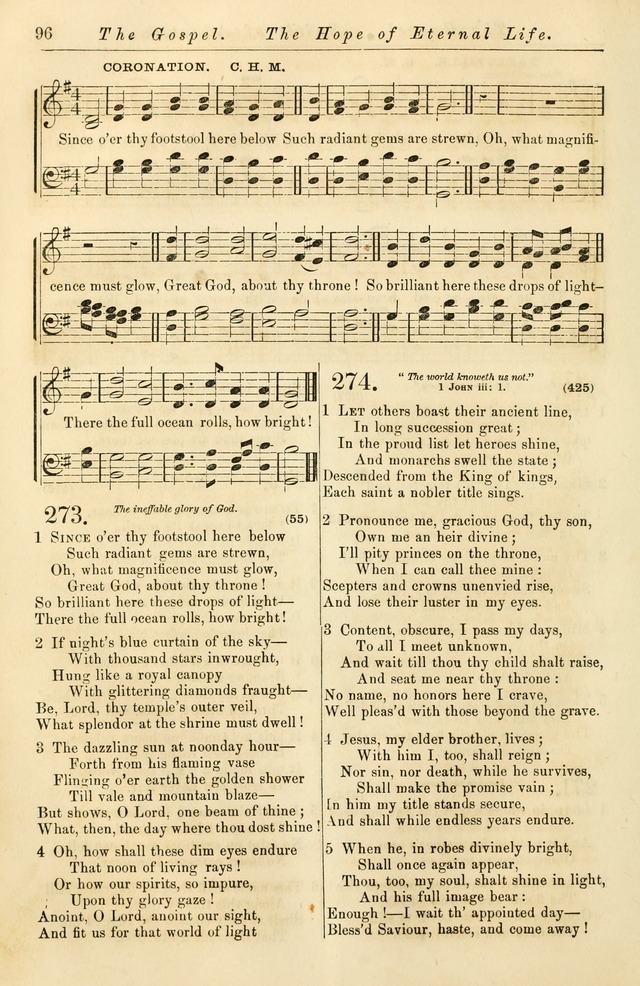 Christian Hymn and Tune Book, for use in Churches, and for Social and Family Devotions page 103