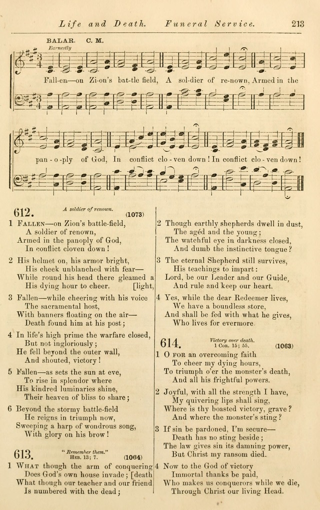 Christian Hymn and Tune Book, for use in Churches, and for Social and Family Devotions page 220