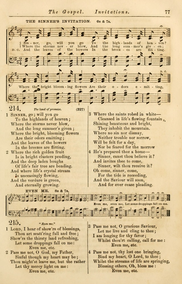 Christian Hymn and Tune Book, for use in Churches, and for Social and Family Devotions page 84