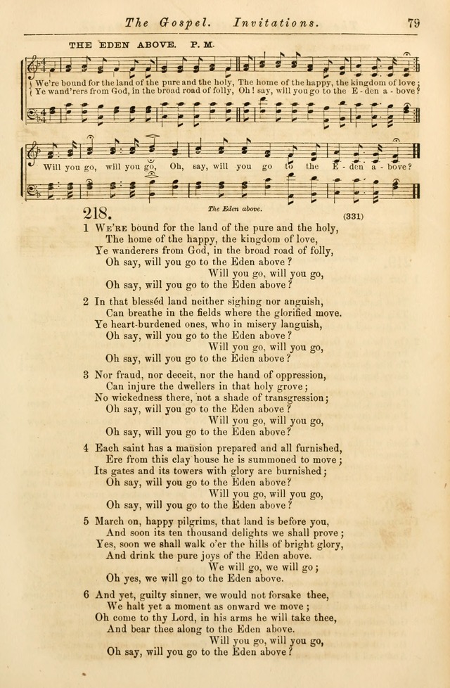 Christian Hymn and Tune Book, for use in Churches, and for Social and Family Devotions page 86