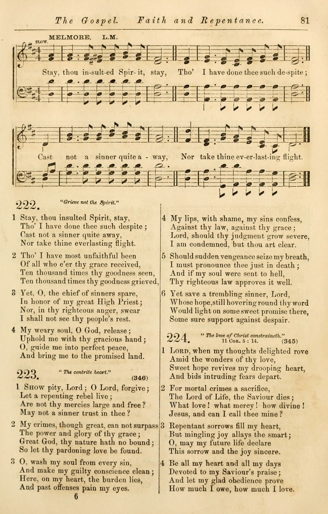 Christian Hymn and Tune Book, for use in Churches, and for Social and Family Devotions page 88