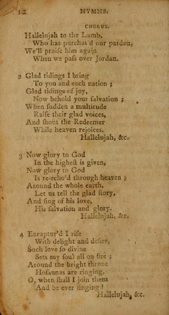 A Collection of Hymns for the Use of Christians. (4th ed.) page 12