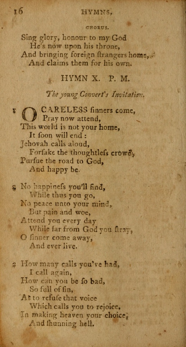 A Collection of Hymns for the Use of Christians. (4th ed.) page 16
