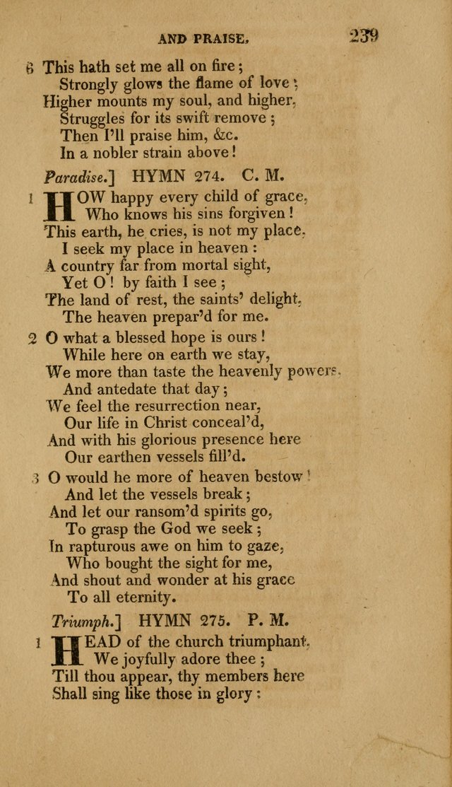 A Collection of Hymns for the Use of the Methodist Episcopal Church: Principally from the Collection of the Rev. John Wesley. M. A. page 244