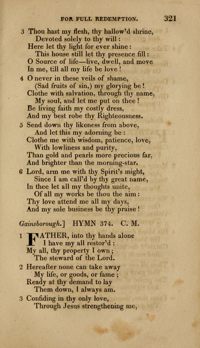 A Collection of Hymns for the Use of the Methodist Episcopal Church: Principally from the Collection of the Rev. John Wesley. M. A. page 326