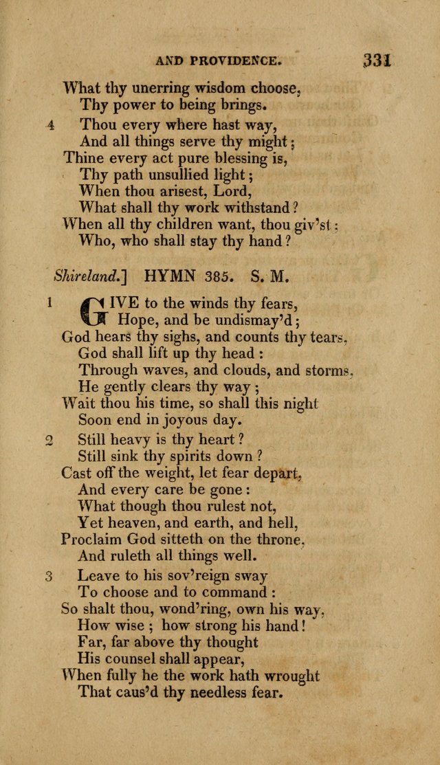 A Collection of Hymns for the Use of the Methodist Episcopal Church: Principally from the Collection of the Rev. John Wesley. M. A. page 336