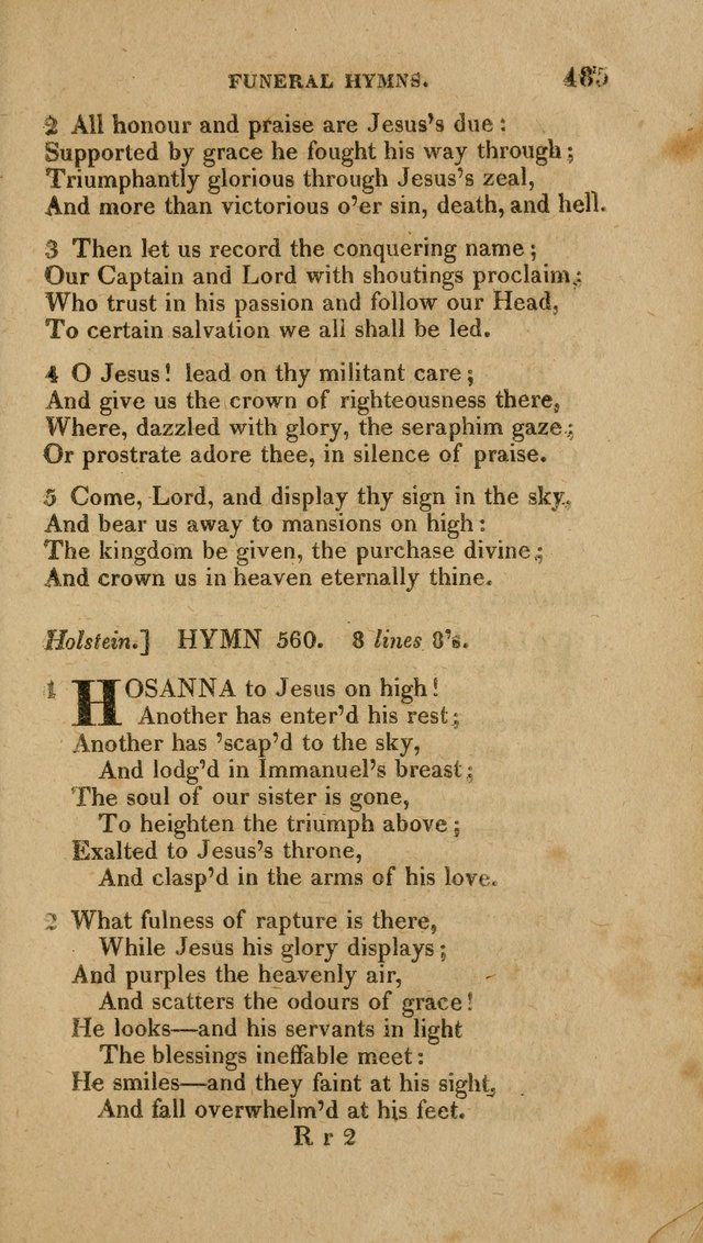 A Collection of Hymns for the Use of the Methodist Episcopal Church: Principally from the Collection of the Rev. John Wesley. M. A. page 490