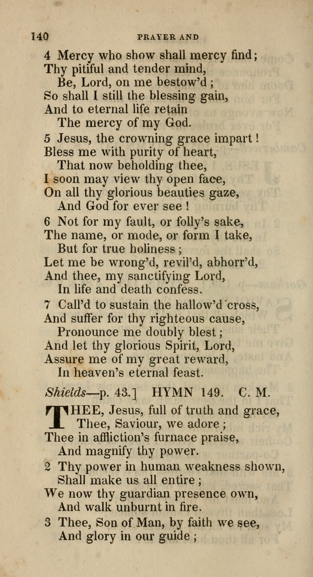 A Collection of Hymns for the Use of the Methodist Episcopal Church: principally from the collection of  Rev. John Wesley, M. A., late fellow of Lincoln College, Oxford; with... (Rev. & corr.) page 140