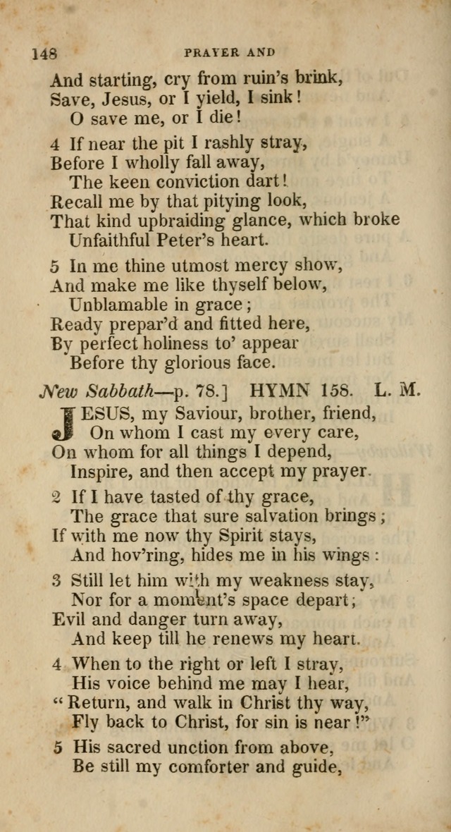 A Collection of Hymns for the Use of the Methodist Episcopal Church: principally from the collection of  Rev. John Wesley, M. A., late fellow of Lincoln College, Oxford; with... (Rev. & corr.) page 148