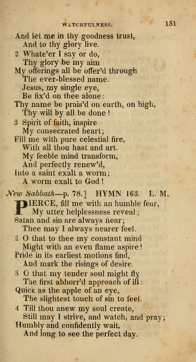 A Collection of Hymns for the Use of the Methodist Episcopal Church: principally from the collection of  Rev. John Wesley, M. A., late fellow of Lincoln College, Oxford; with... (Rev. & corr.) page 151