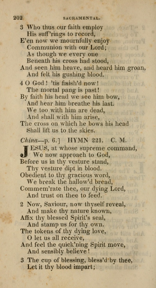 A Collection of Hymns for the Use of the Methodist Episcopal Church: principally from the collection of  Rev. John Wesley, M. A., late fellow of Lincoln College, Oxford; with... (Rev. & corr.) page 202