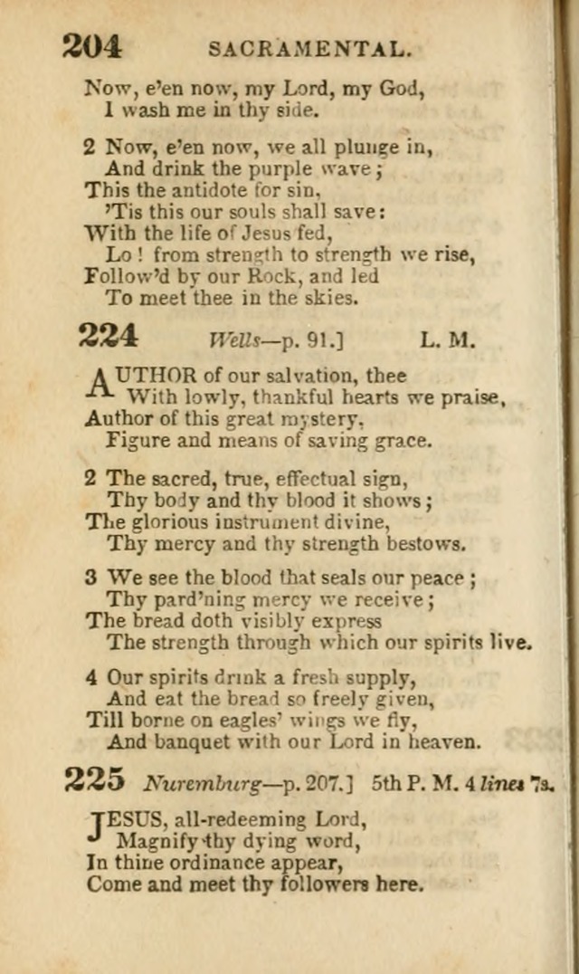 A Collection of Hymns: for the use of the Methodist Episcopal Church, principally from the collection of the Rev. John Wesley, A. M., late fellow of Lincoln College..(Rev. and corr. with a supplement) page 206