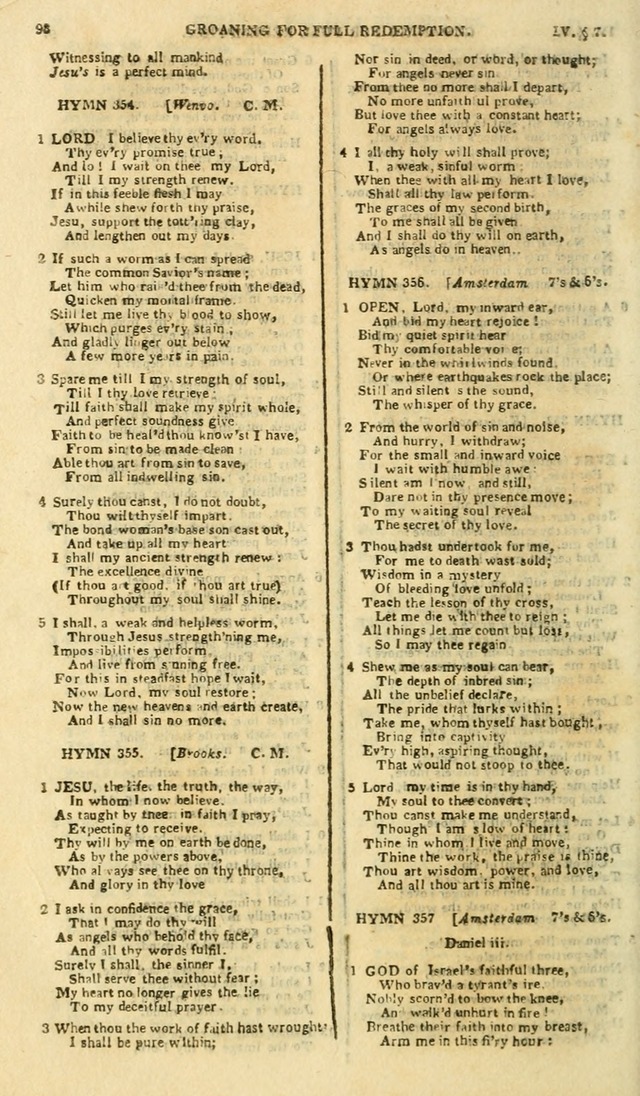 A Collection of Hymns: for the use of the people called Methodists; in miniature page 102