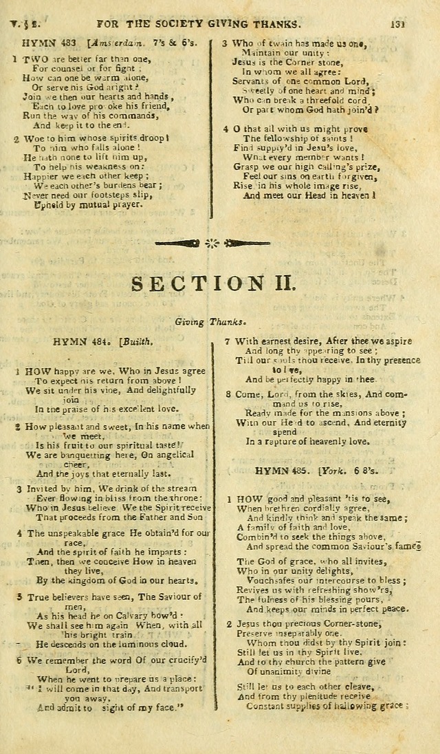 A Collection of Hymns: for the use of the people called Methodists; in miniature page 135
