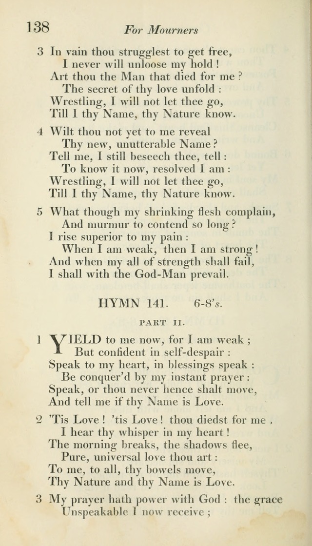 A Collection of Hymns, for the Use of the People Called Methodists, with a Supplement page 140