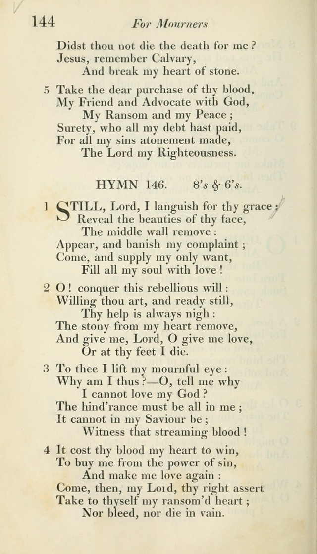 A Collection of Hymns, for the Use of the People Called Methodists, with a Supplement page 146