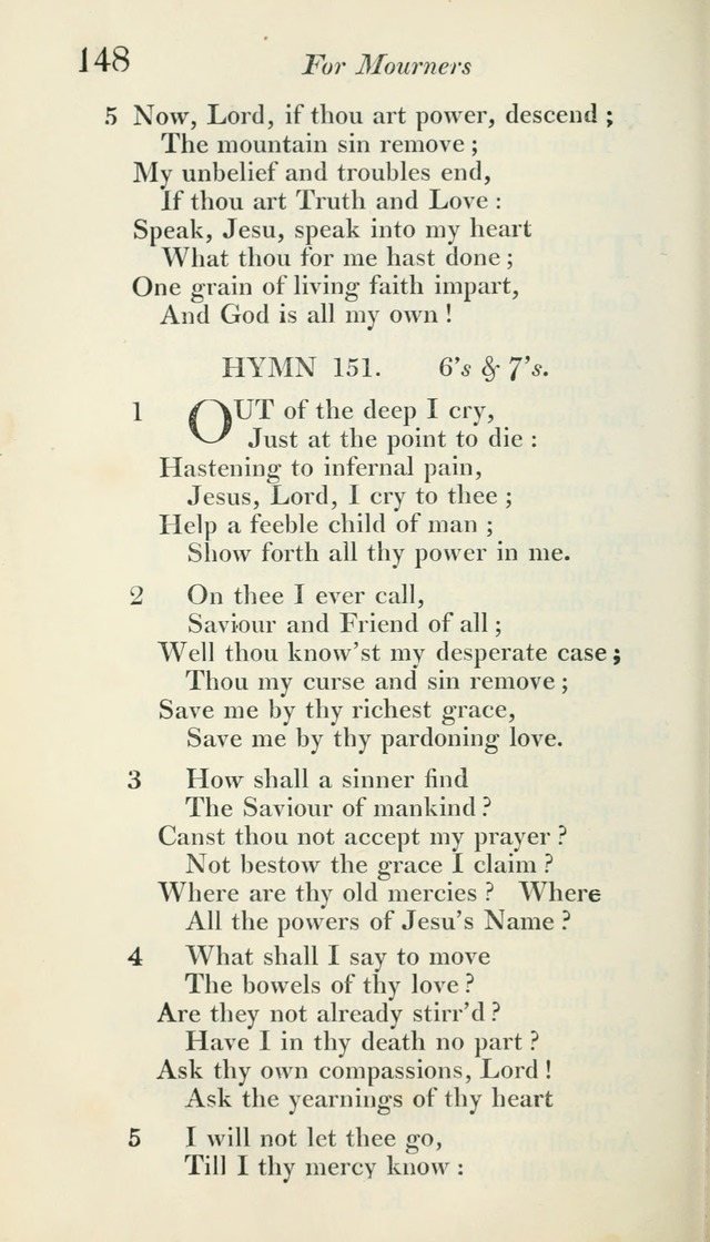 A Collection of Hymns, for the Use of the People Called Methodists, with a Supplement page 150