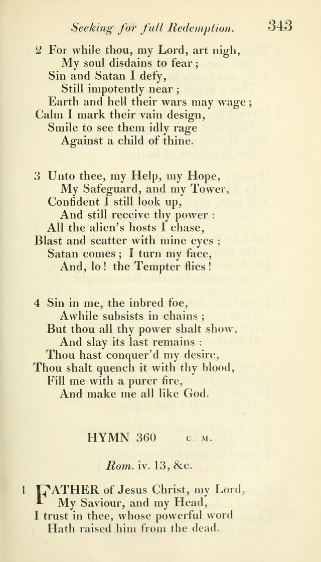 A Collection of Hymns, for the Use of the People Called Methodists, with a Supplement page 345