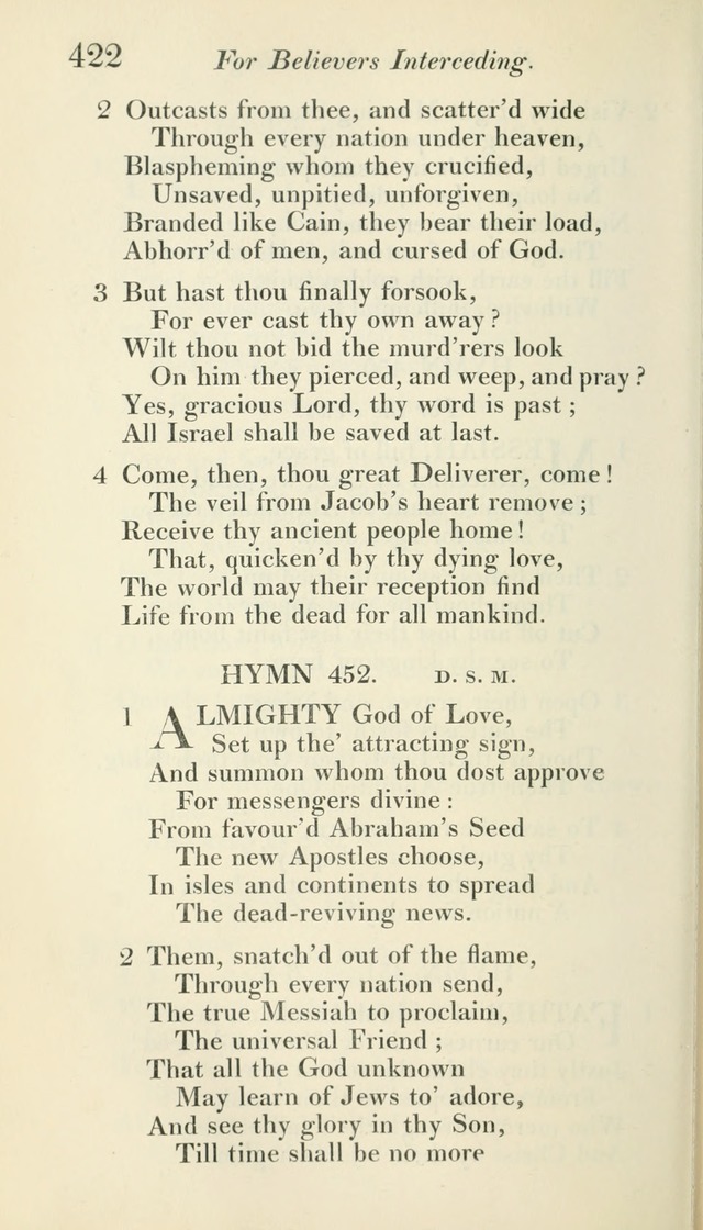 A Collection of Hymns, for the Use of the People Called Methodists, with a Supplement page 424