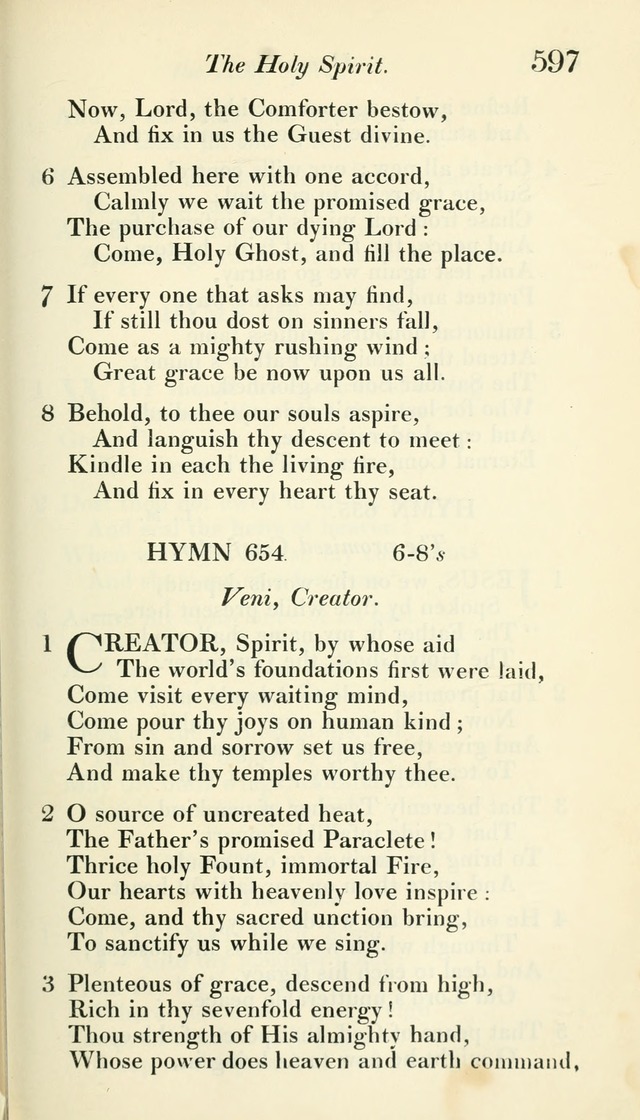 A Collection of Hymns, for the Use of the People Called Methodists, with a Supplement page 599