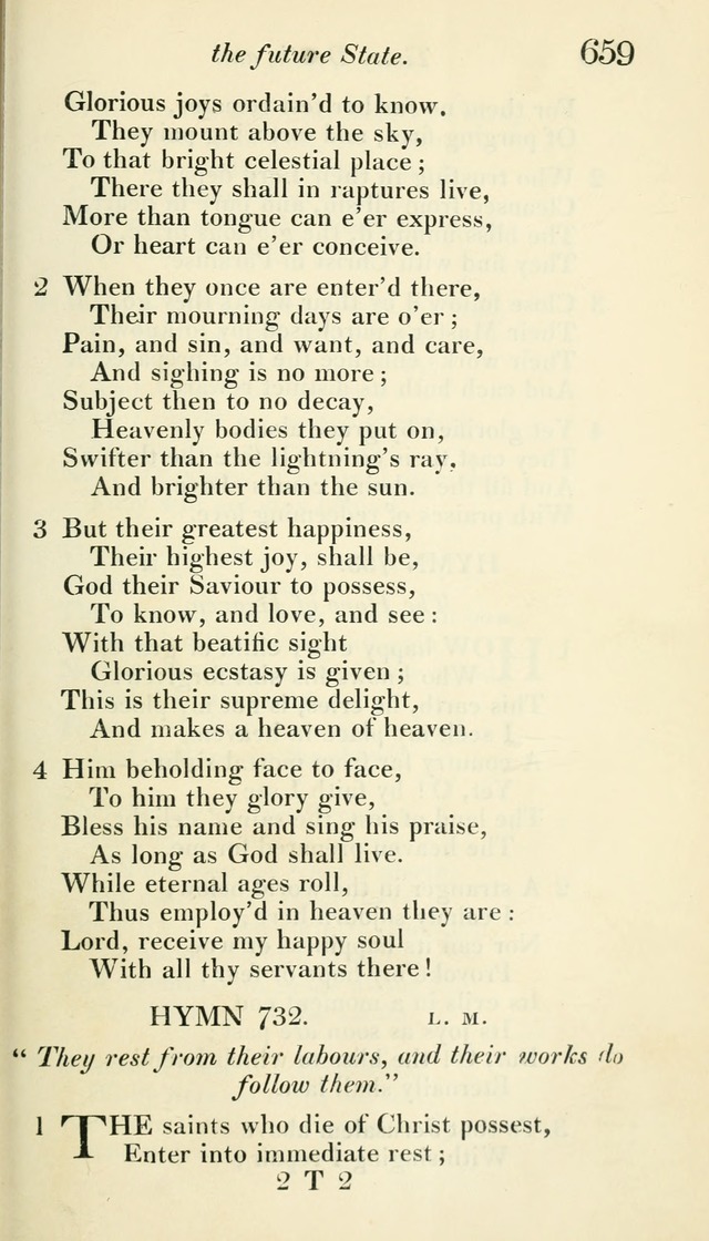 A Collection of Hymns, for the Use of the People Called Methodists, with a Supplement page 661