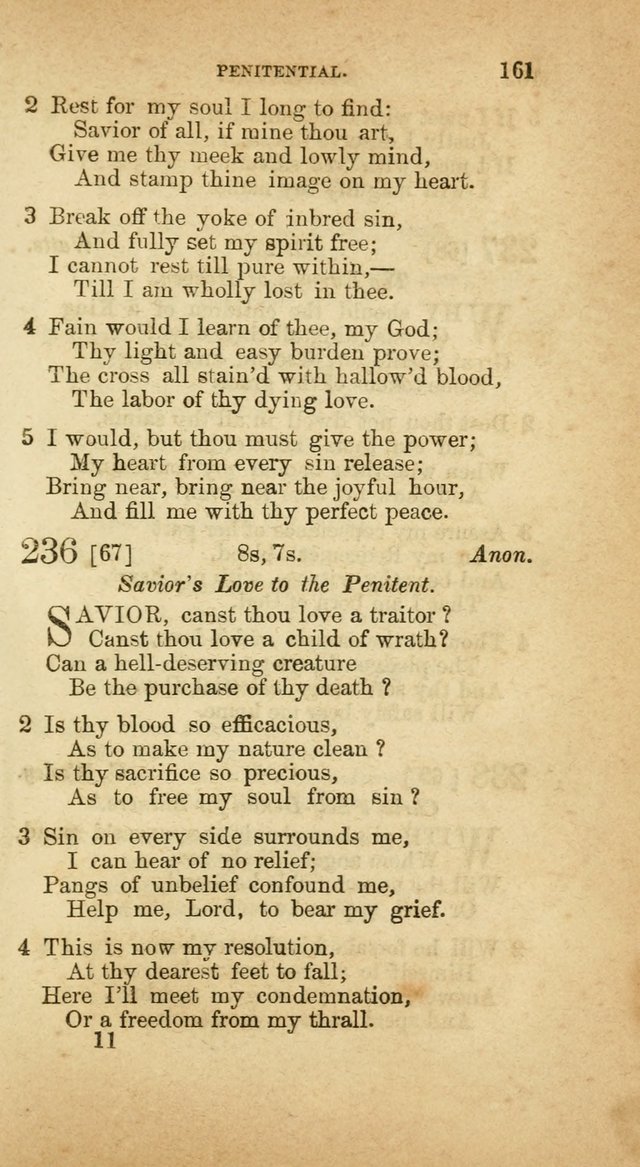 A Collection of Hymns, for the use of the United Brethren in Christ: taken from the most approved authors, and adapted to public and private worship page 163