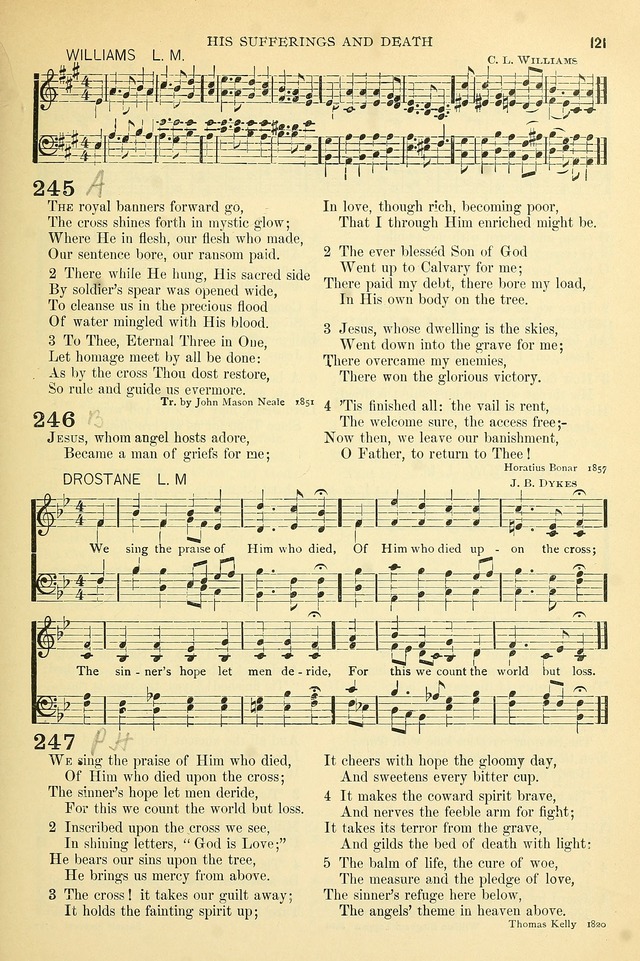 The Church Hymnary: a collection of hymns and tunes for public worship page 121