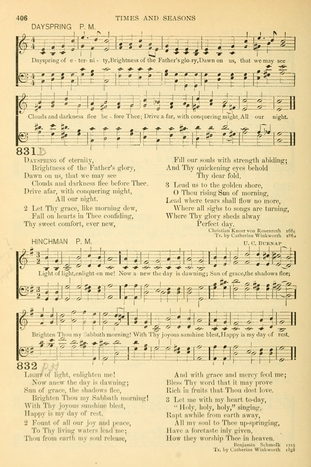 The Church Hymnary: a collection of hymns and tunes for public worship page 406