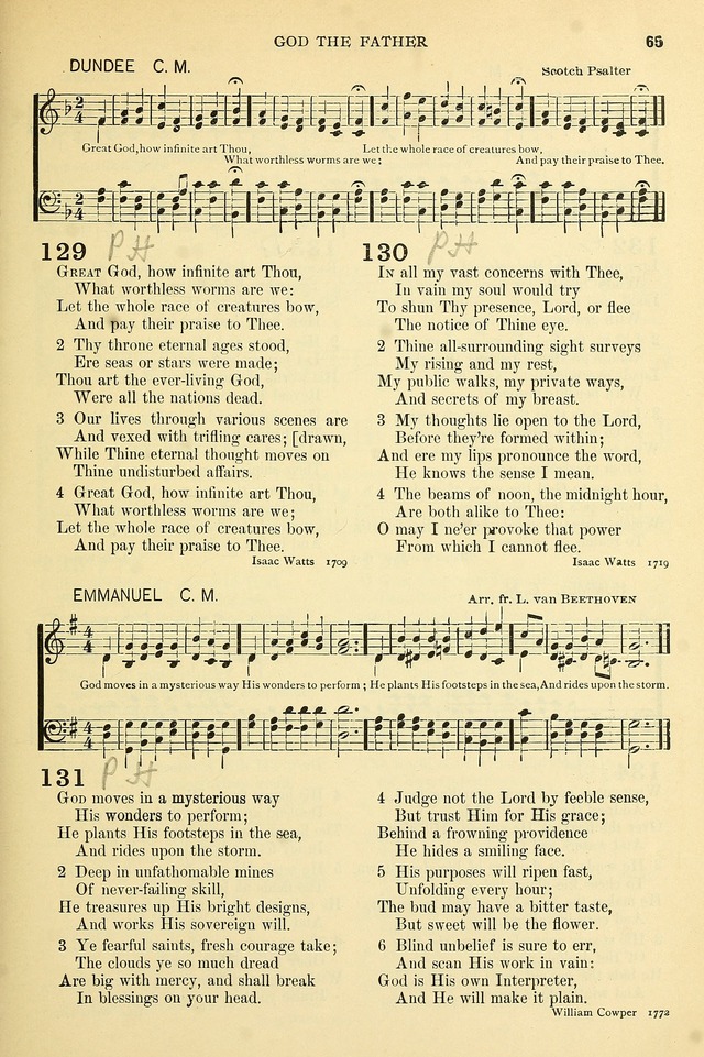 The Church Hymnary: a collection of hymns and tunes for public worship page 65