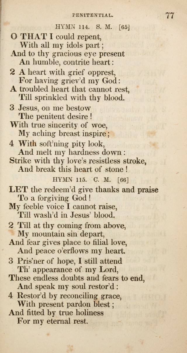 A Collection of Hymns, for the use of the Wesleyan Methodist Connection of America. page 80