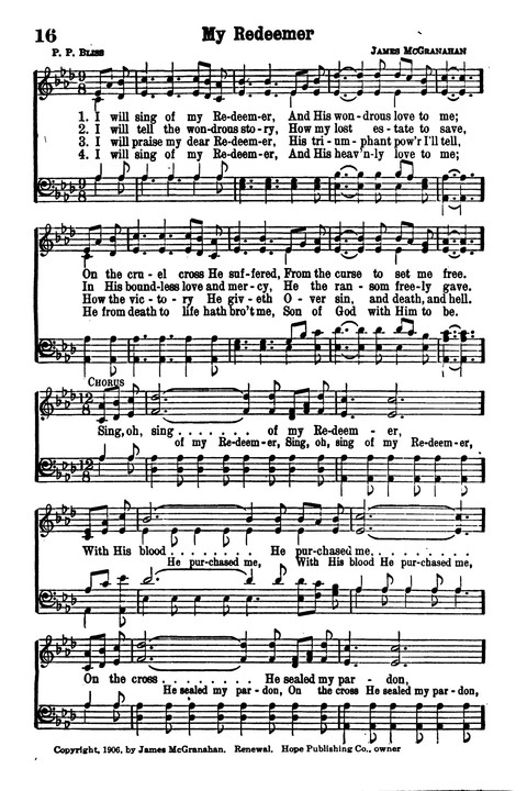 Choice Hymns of the Faith page 14