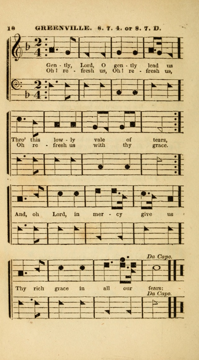 The Christian Lyre: adapted for use in families, prayer meetings, and revivals of religion page 10