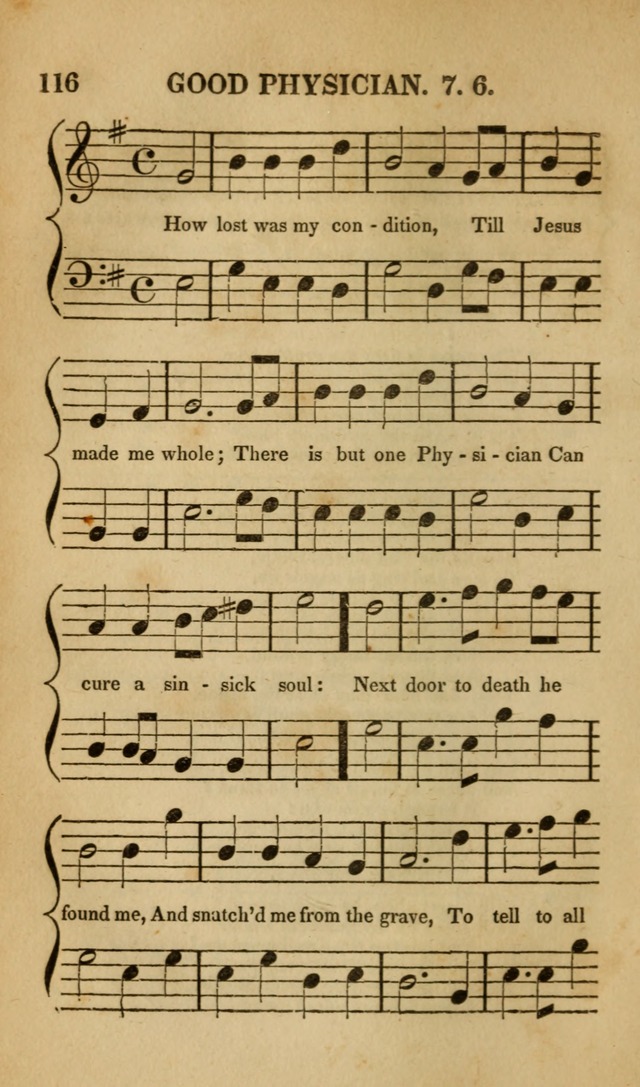 The Christian Lyre: Vol I (8th ed. rev.) page 116