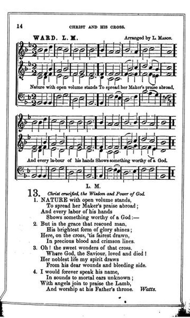Christian Melodies: a selection of hymns and tunes designed for social and private worship in the lecture-room and the family page 13